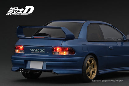 Ignition Model 1/18 	INITIAL D SUBARU Impreza WRX type R Sti Version V (GC8) Blue With LED light IG3539