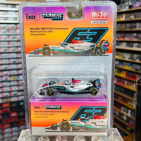 TARMAC WORKS GLOBAL64 1/64 Mercedes-AMG F1 W13 E Performance Miami Grand Prix 2022 George Russell T64G-F044-GR2 MIJO Version