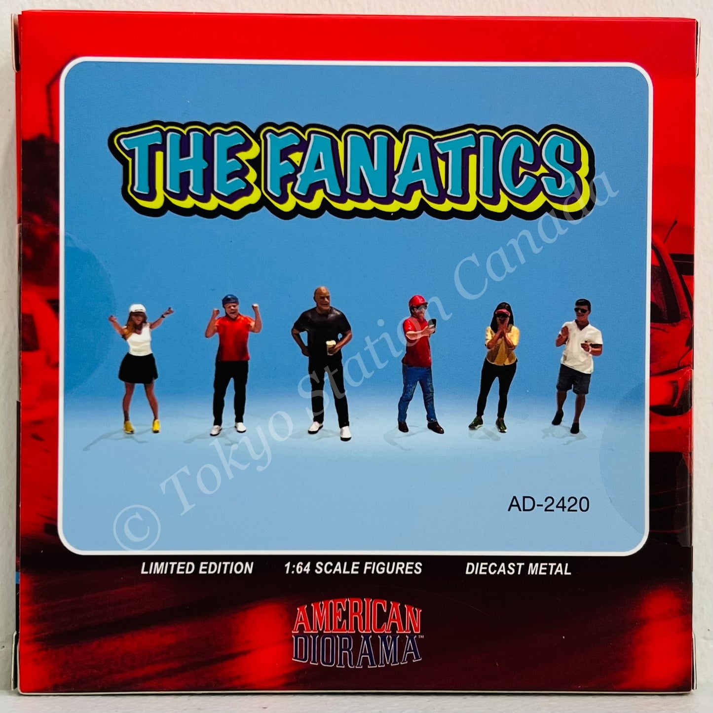 AMERICAN DIORAMA 1/64 Figure Set - The Fanatics AD-2420