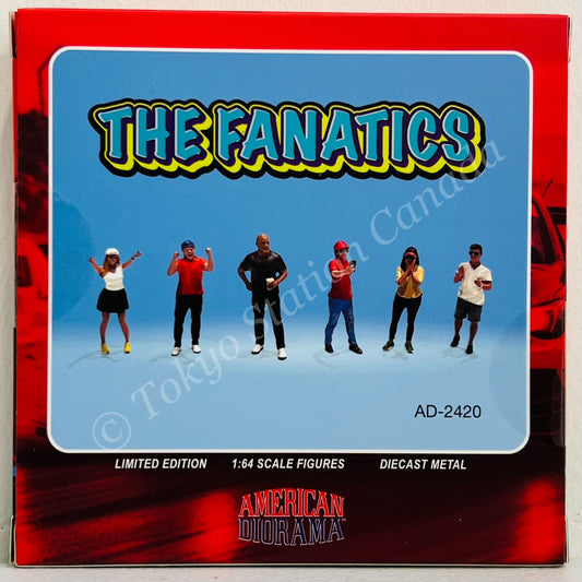 AMERICAN DIORAMA 1/64 Figure Set - The Fanatics AD-2420