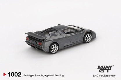 MINI GT 1/64 Bugatti EB110 Super Sport Grigio Scuro MGT01002-BL