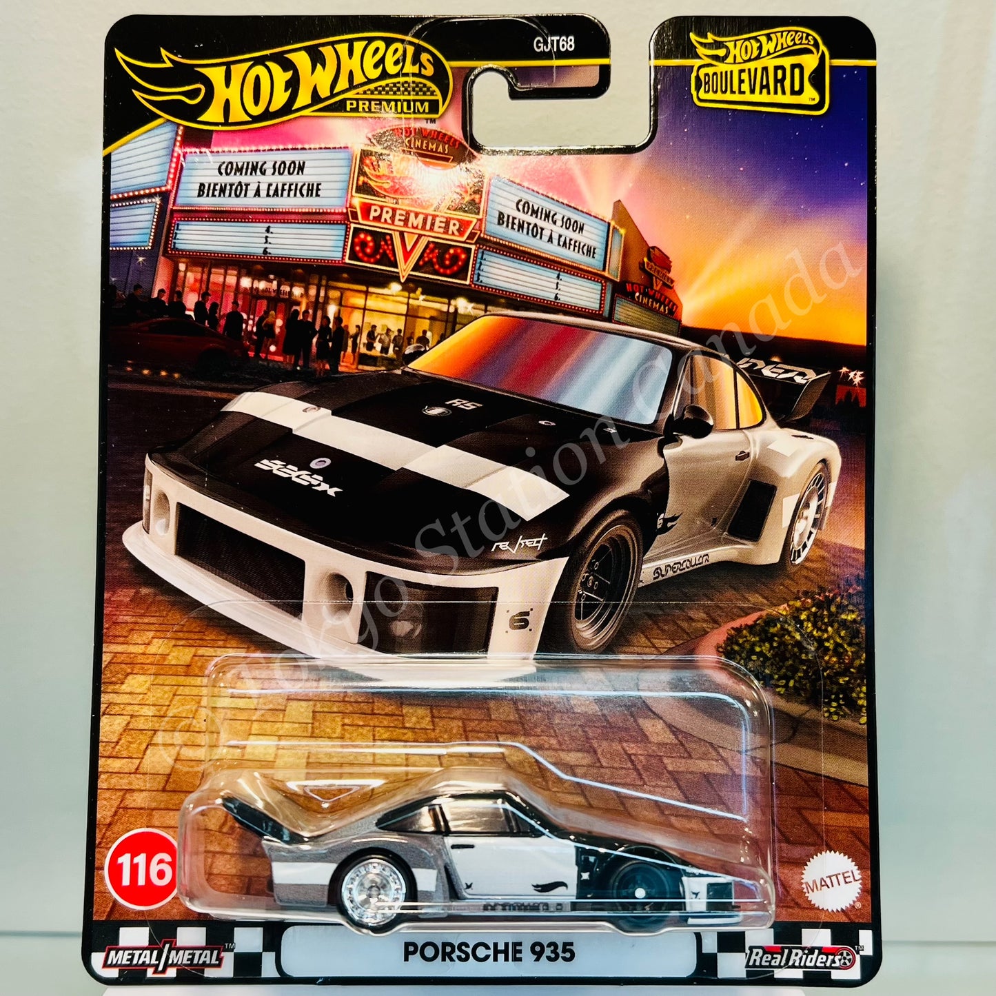 HOTWHEELS PREMIUM BOULEVARD PORSCHE 935 JBL17