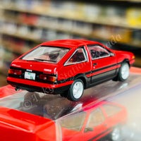 J-Collection 1/64 Toyota Sprinter Trueno (AE86) Red/Black JC64-001-RD