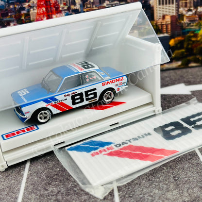TARMAC WORKS HOBBY64 1/64 BRE Datsun 510 Trans-Am 2.5 Championship 1972 Bobby Allison with container T64-052-BRE85