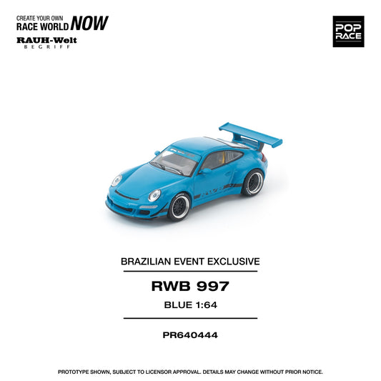 POPRACE 1/64 RWB 997 Blue PR640444