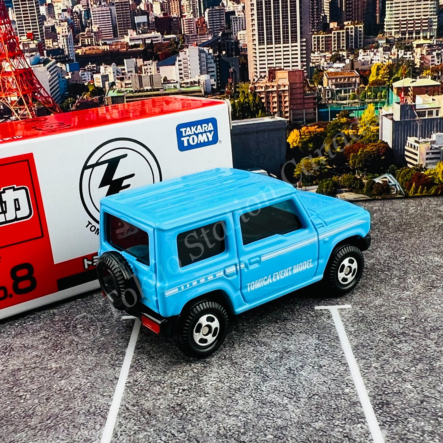 TOMICA EVENT MODEL NO.8 Suzuki Jimny Sky Blue
