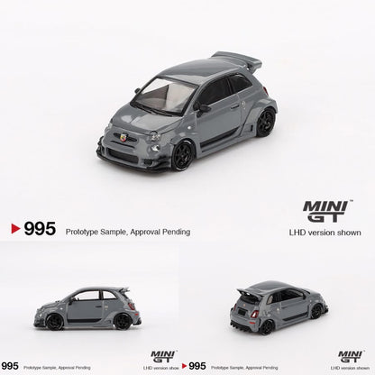 MINI GT 1/64 Abarth 595 LB-WORKS x Abas Works – Grey MGT00995-BL