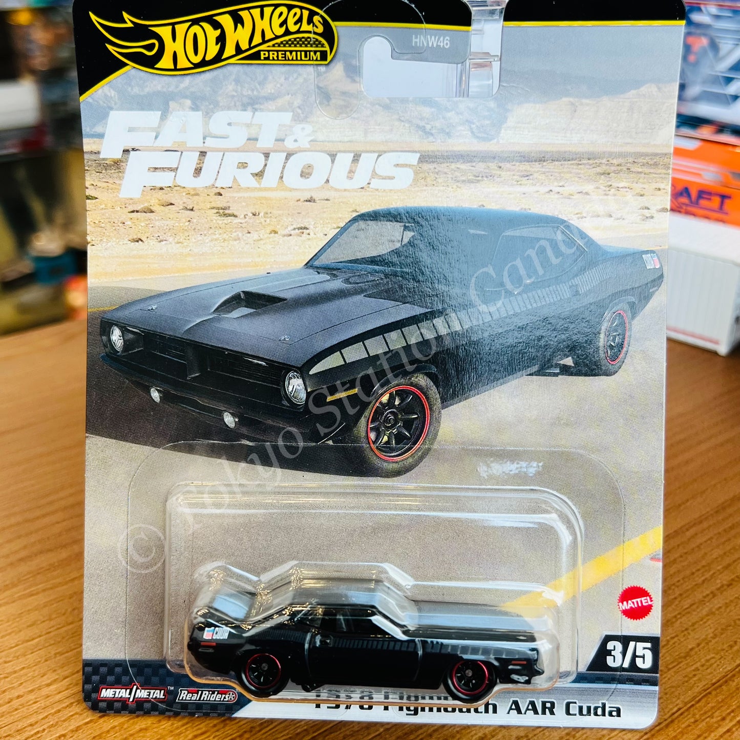 HOTWHEELS PREMIUM FAST & FURIOUS 1970 Plymouth AAR Cuda HYP68
