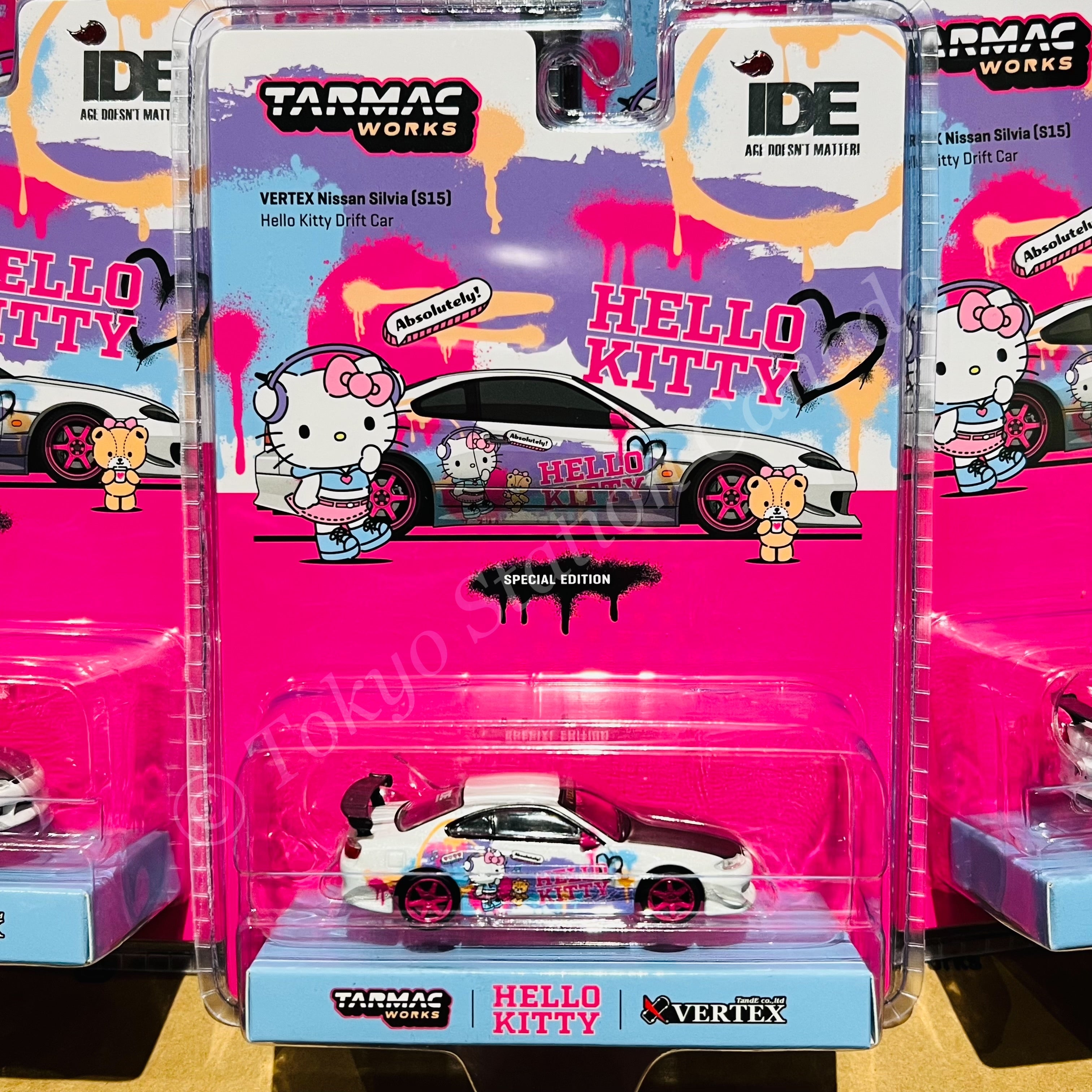 TARMAC WORKS GLOBAL64 1/64 VERTEX Nissan Silvia S15 Hello