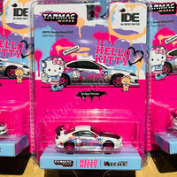 TARMAC WORKS GLOBAL64 1/64 VERTEX Nissan Silvia S15 Hello Kitty Drift Car IDE 2024 Special Edition T64G-23-HK