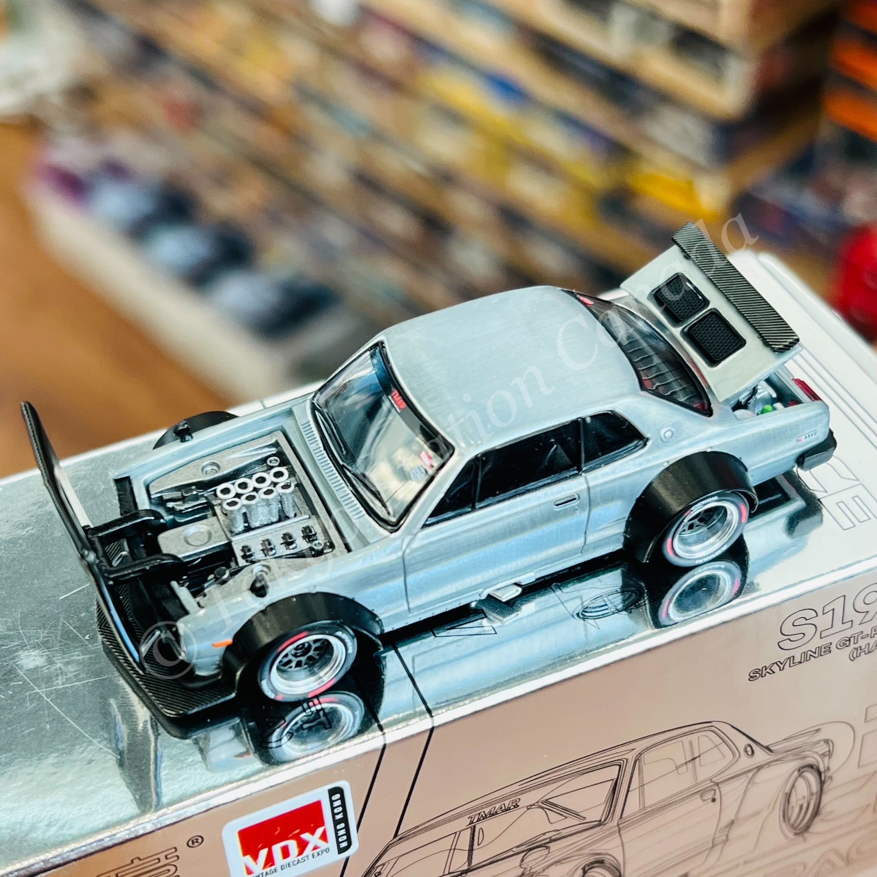 POPRACE 1/64 Skyline GT-R V8 Drift (HAKOSUKA) Hong Kong VDX