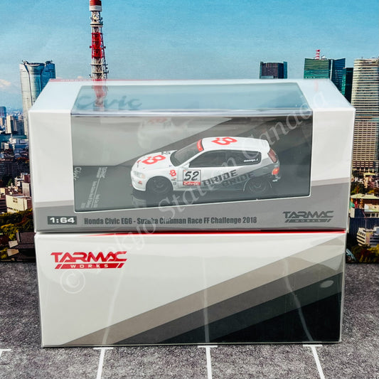 Tarmac Works 1/64 Honda Civic EG6 - Suzuka Clubman Race FF Challenge 2018 T64-001-BR