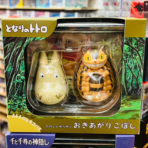 Ensky Studio Ghibli Daruma Swaying Figure Small Totoro & Catbus (My Neighbor Totoro)