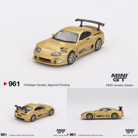 PREORDER MINI GT 1/64 Toyota Supra (A80) Top Secret GT-300 Top Secret Gold MGT00961-R (Approx. Release Date : Q2 2025 subject to manufacturer's final decision)