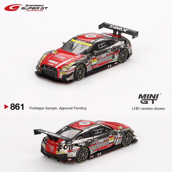 PREORDER MINI GT 1/64 Nissan GT-R NISMO GT3 #11 "GAINER TANAX GT-R" GAINER  2023 SUPER GT SERIES MGT00861-BL (Approx. Release Date : Q2 2025 subject to manufacturer's final decision)