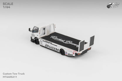 Micro Turbo 1/64 Custom Tow Truck Rocket Bunny - White MT6405A11