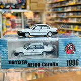 BM Creations 1/64 Toyota Corolla 1996 AE100 -White with Black Bumper LHD 64B0364