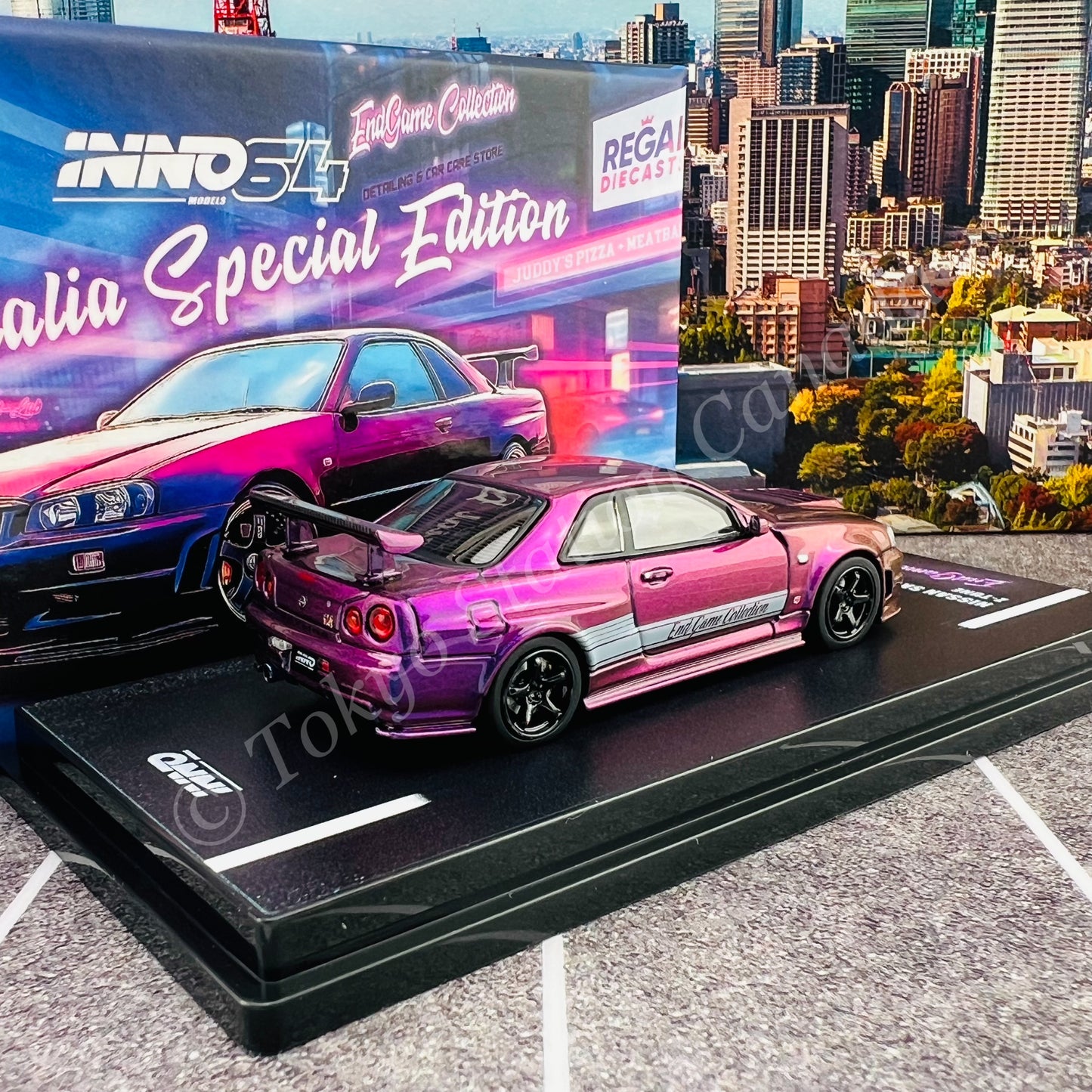 INNO64 1/64 NISSAN SKYLINE GT-R (R34) Z-Tune "ENDGAME" Australia Special Edition IN64-R34ZT-ENDGAME