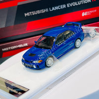 MOTORHELIX 64SENIOR SERIES 1/64 Mitsubishi Lancer Evolution IV Icelle Blue M64002