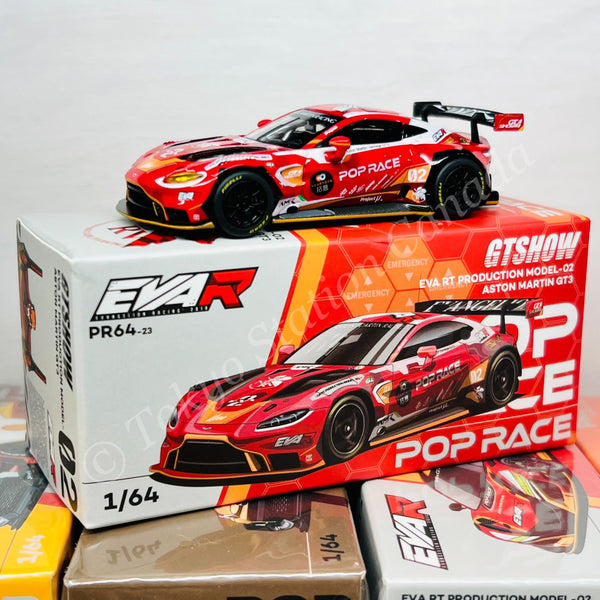 POPRACE 1/64 EVA RT PRODUCTION MODEL-02 Aston Martin GT3 GTSHOW PR640023