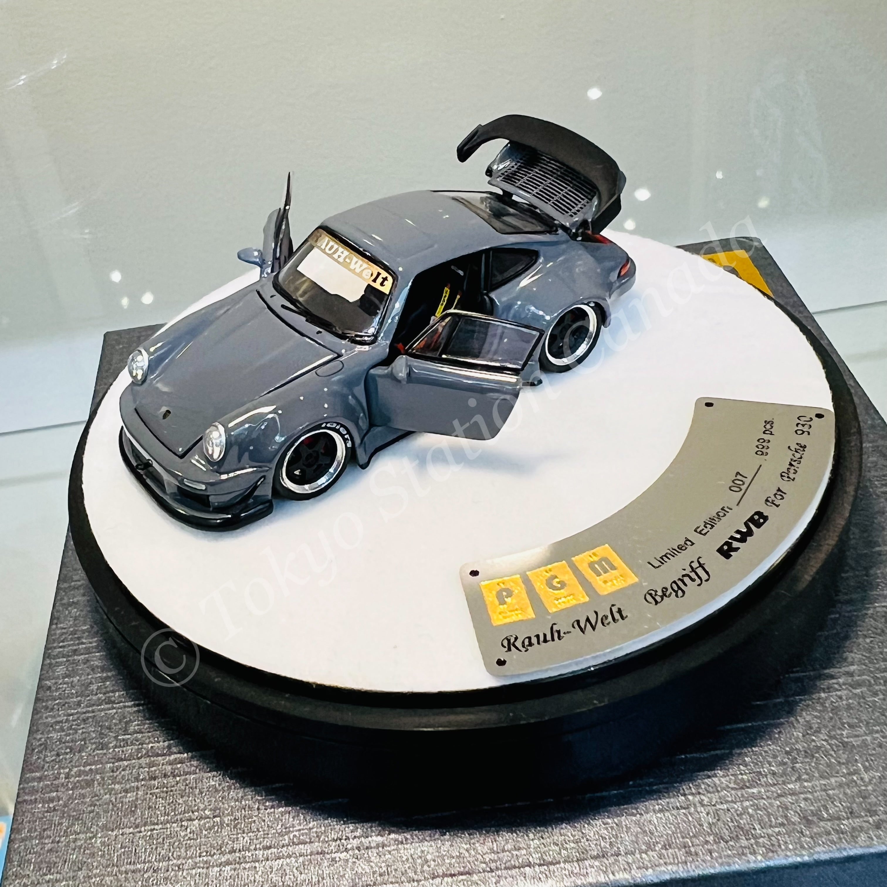 PGM 1/64 RWB 930 Cement Grey Fully Opened (Deluxe Round Display