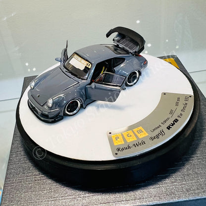 PGM 1/64 RWB 930 Cement Grey Fully Opened (Deluxe Round Display Box) PGM-640208-ROUNDBOX