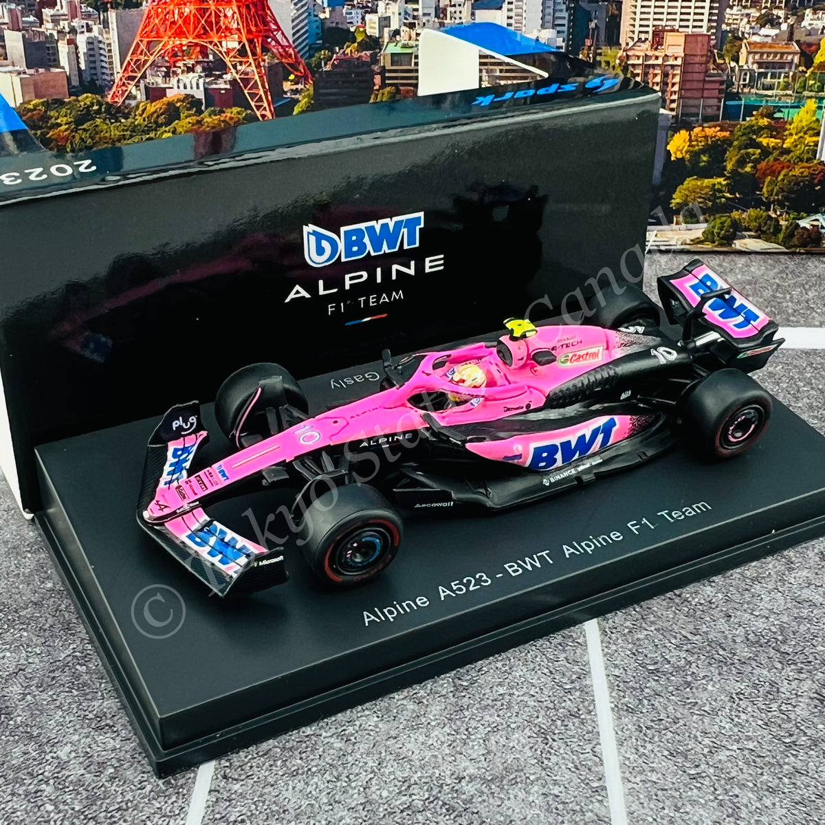 SPARKY 1/64 ALPINE A523 NO.10 BWT ALPINE F1 TEAM 2023 PIERRE GASLY Y28 ...