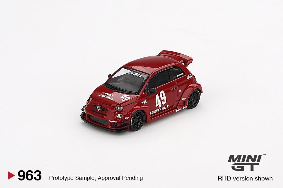 MINI GT 1/64 LB-WORKS x Abas Works ABARTH 595 Red MGT00963-BL