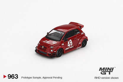 MINI GT 1/64 LB-WORKS x Abas Works ABARTH 595 Red MGT00963-BL