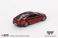 PREORDER MINI GT 1/64 Mercedes-Benz EQS 580 4MATIC Red Metallic MGT00970-L (Approx. Release Date : Q3 2025 subject to manufacturer's final decision)