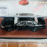 GOC 1/64 Ford Crown Victoria Police Car - Black