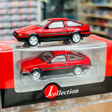 J-Collection 1/64 Toyota Sprinter Trueno (AE86) Red/Black JC64-001-RD