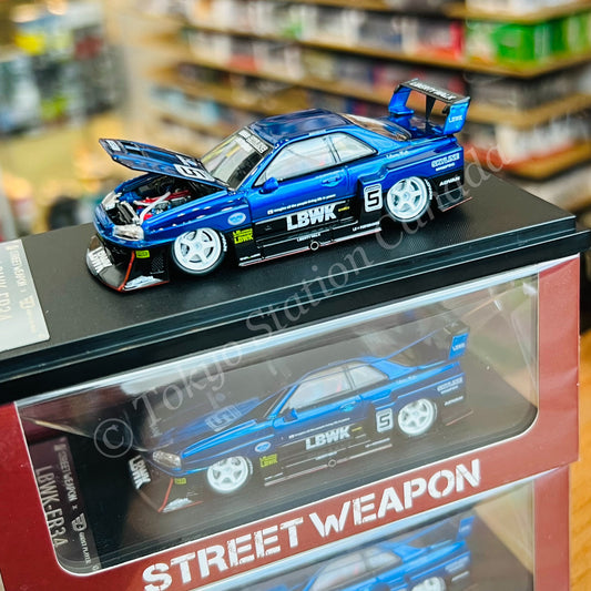 Street Weapon 1/64 LBWK ER34 Metallic Blue