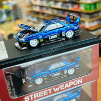 Street Weapon 1/64 LBWK ER34 Metallic Blue – Tokyo Station