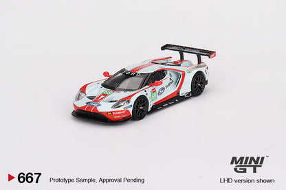 MINI GT 1/64 Ford GT LMGTE PRO 2019 24 Hrs of Le Mans Ford Chip Ganassi Team 4 Cars Set MGTS0010