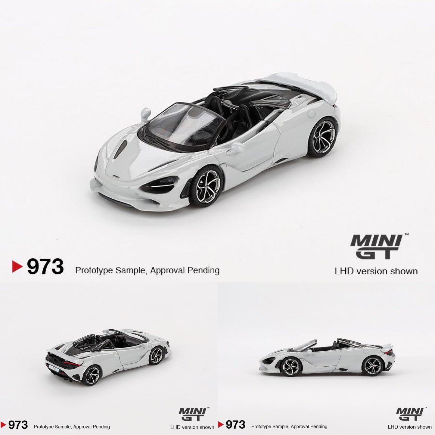 MINI GT 1/64 McLaren 750S Spider Cirrus Grey MGT00973-L