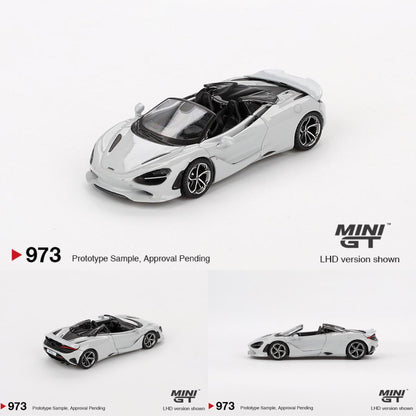 MINI GT 1/64 McLaren 750S Spider Cirrus Grey MGT00973-L