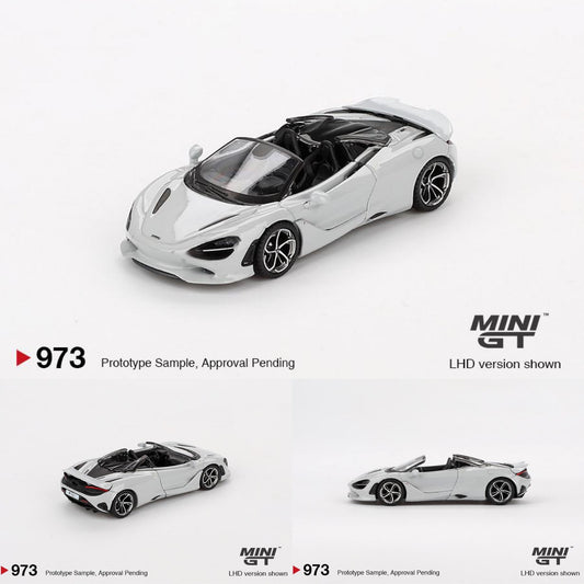 MINI GT 1/64 McLaren 750S Spider Cirrus Grey MGT00973-L