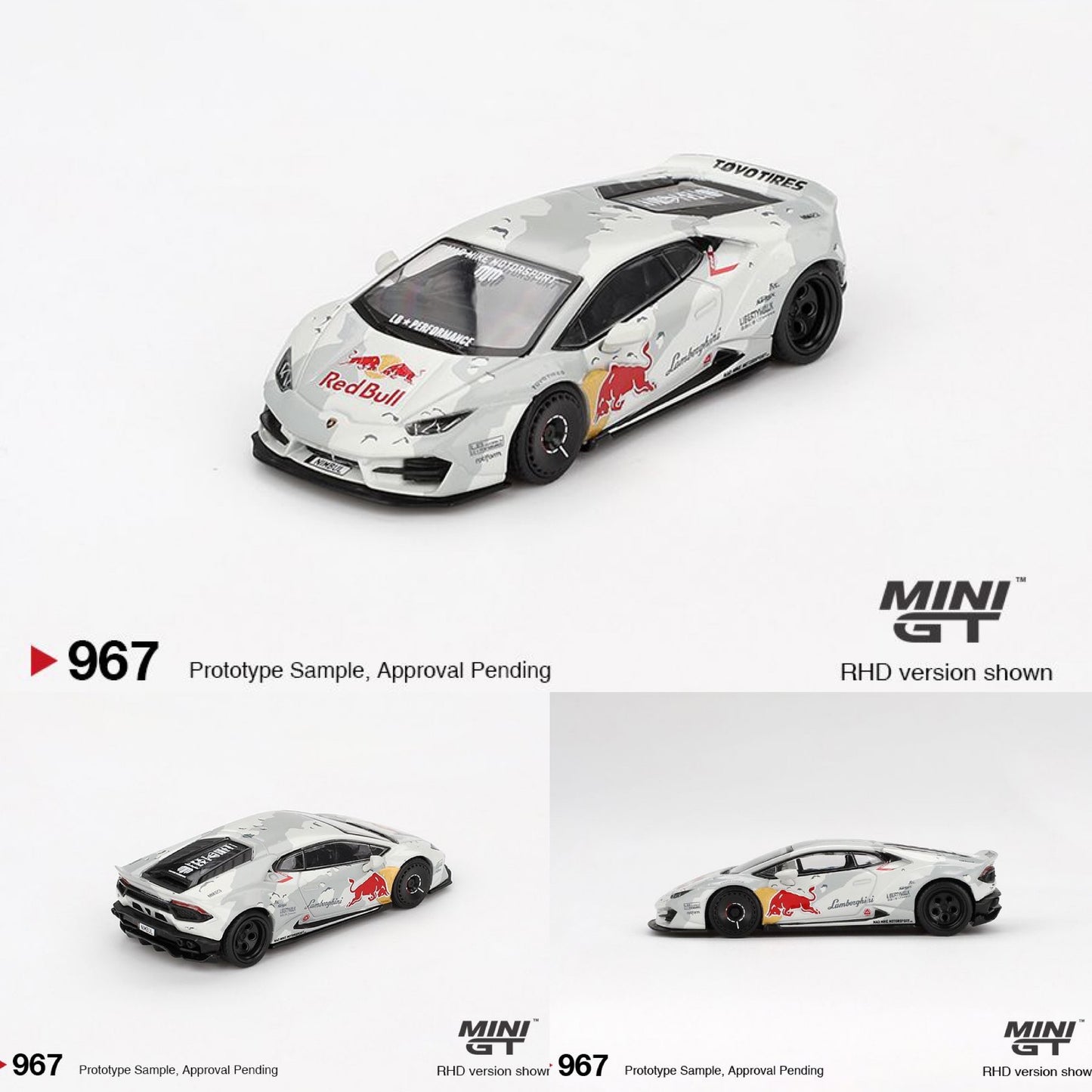 MINI GT 1/64 Lamborghini Huracan LB★WORKS ver. 2 Mad Mike NIMBUL MGT00967-BL