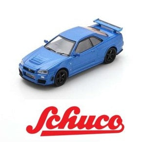 PREORDER Schuco 1/64 Nismo R34 GT-R Z-tune BLUE 452033700 (Approx. Release Date : Q4 2023 subject to manufacturer's final decision)