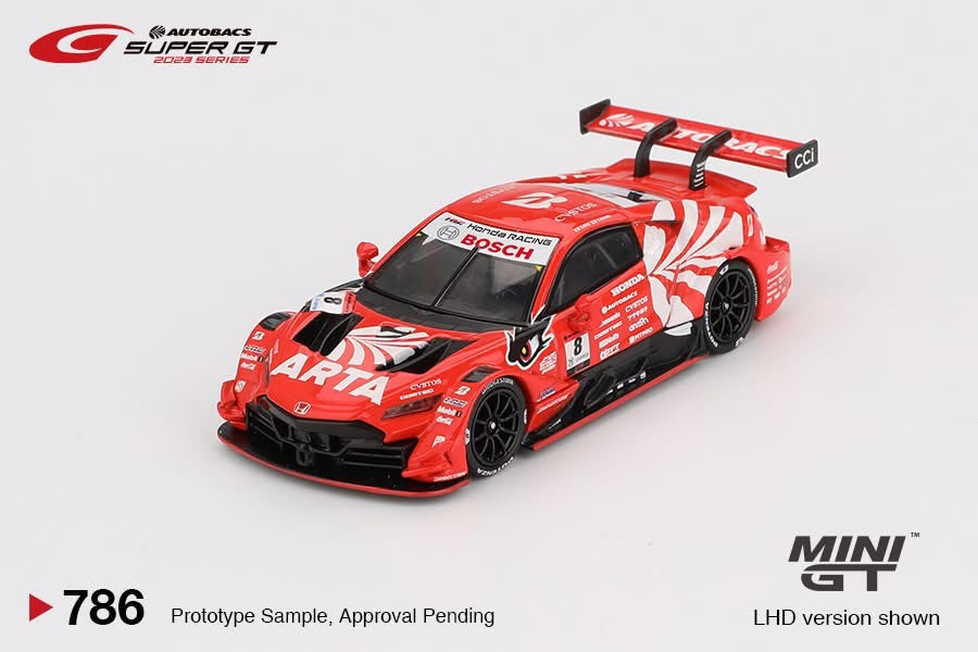 MINI GT 1/64 Japan Exclusive Honda NSX-GT “Type S” GT500 #8 “ARTA MUGEN NSX-GT ” ARTA 2023 SUPER GT Series MGT00786-BL