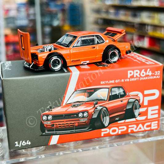 POPRACE 1/64 Skyline GT-R V8 Drift (Hakosuka) PR640032