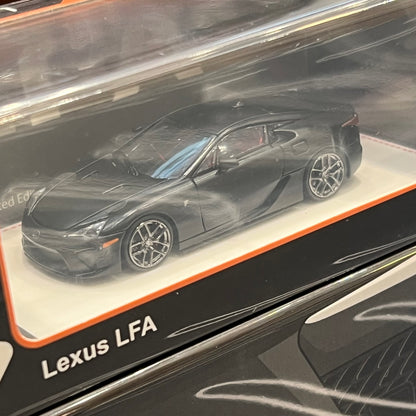 MODEL 1 1/64 Lexus LFA Matt Black C33208
