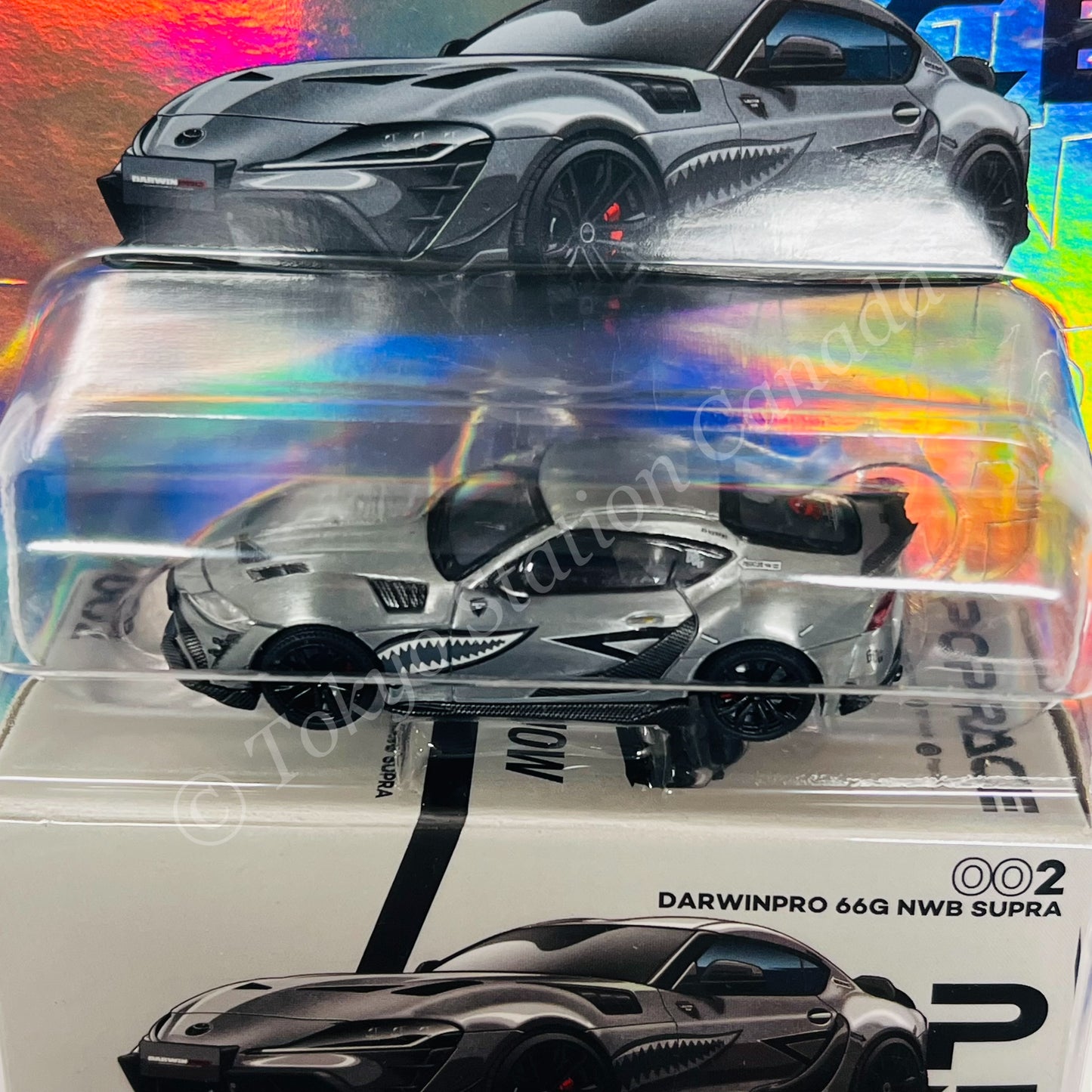 *CHASE CAR* POPRACE 1/64 Darwin Pro 66G NWB Supra A90 - Grey Metallic PR640098B PRE002