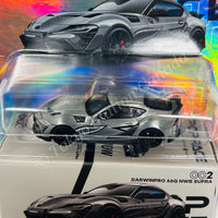 *CHASE CAR* POPRACE 1/64 Darwin Pro 66G NWB Supra A90 - Grey Metallic PR640098B PRE002