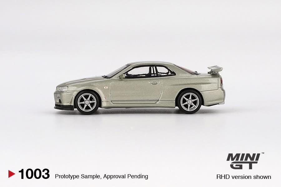 MINI GT 1/64 Nissan Skyline GT-R (R34) V-Spec II Nür Millenium