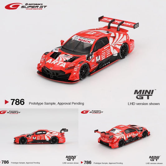 MINI GT 1/64 Japan Exclusive Honda NSX-GT “Type S” GT500 #8 “ARTA MUGEN NSX-GT ” ARTA 2023 SUPER GT Series MGT00786-BL