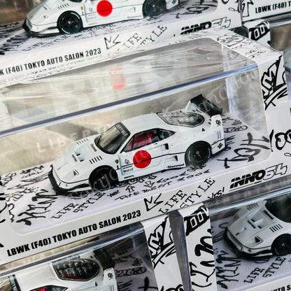 INNO64 1/64 LBWK F40 Tokyo Auto Salon 2023 IN64-LBWKF40-TAS23