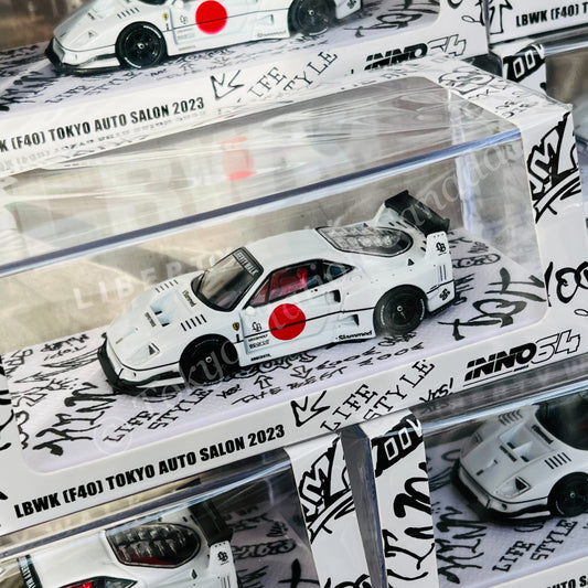 INNO64 1/64 LBWK F40 Tokyo Auto Salon 2023 IN64-LBWKF40-TAS23