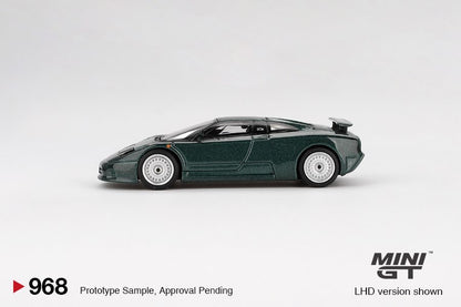 MINI GT 1/64 Bugatti EB110 GT Verde Scuro MGT00968-BL